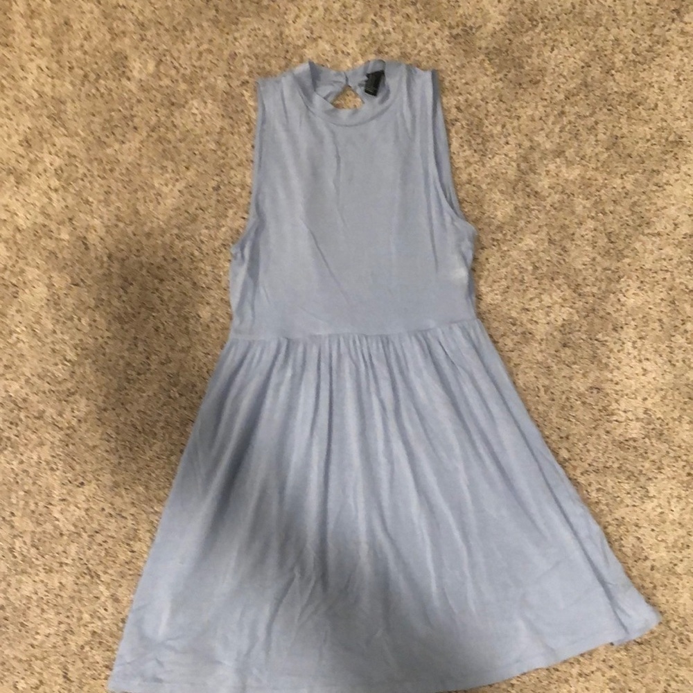 Baby blue dress